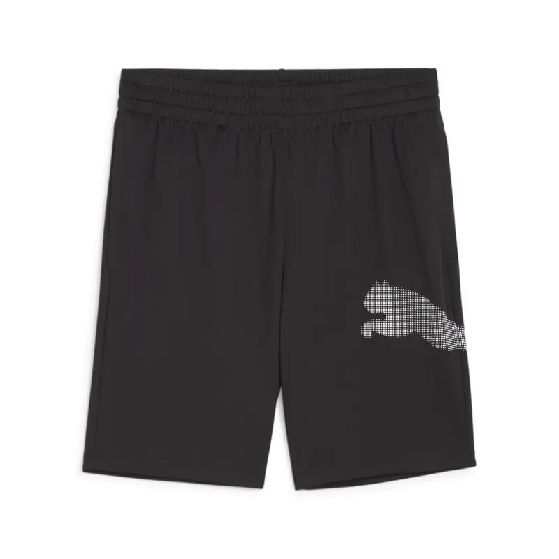 Shorts da allenamento Train All Day BIG CAT da uomo PUMA Black White Cat | Puma Nero