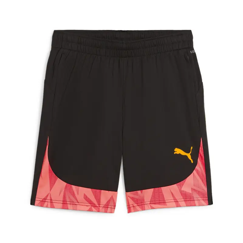 Shorts da calcio individualFINAL da uomo PUMA Black Sun Stream Orange | Puma Nero