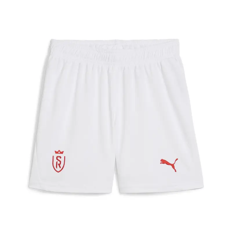 Shorts da calcio Stade Reims per ragazzi PUMA White Red | Puma Bianco