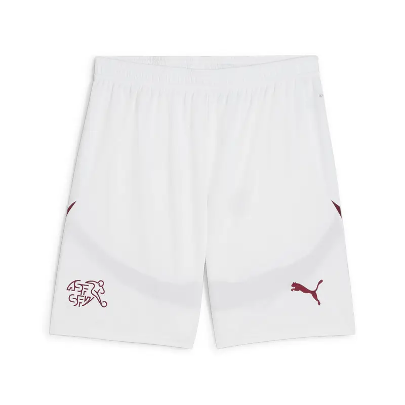 Shorts da calcio Svizzera replica da uomo PUMA White Team Regal Red | Puma Bianco