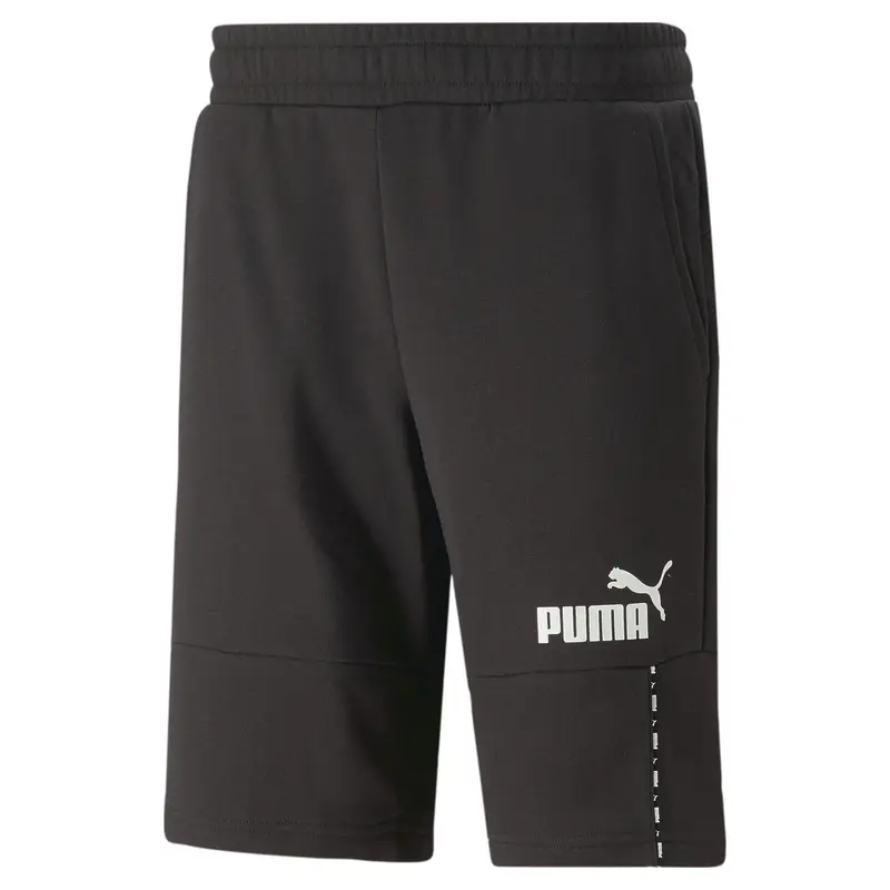 Shorts Essentials Block Tape da uomo PUMA | Puma Nero