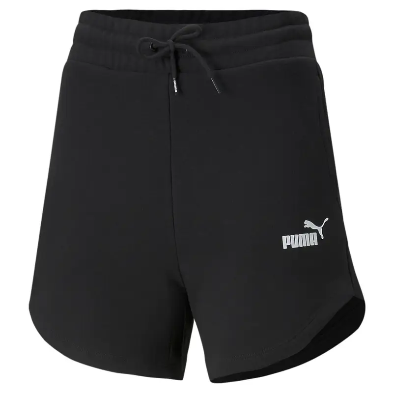 Shorts Essentials High Waist Donna PUMA Black | Puma Nero
