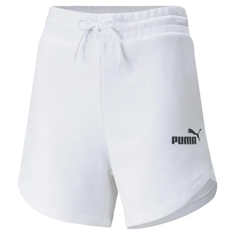 Shorts Essentials High Waist Donna PUMA White | Puma Bianco