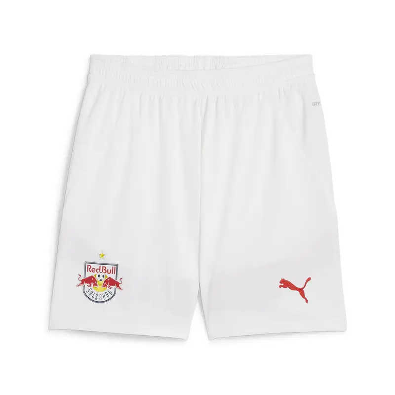 Shorts FC Red Bull Salzburg 24/25 per ragazzi PUMA White Red | Puma Bianco