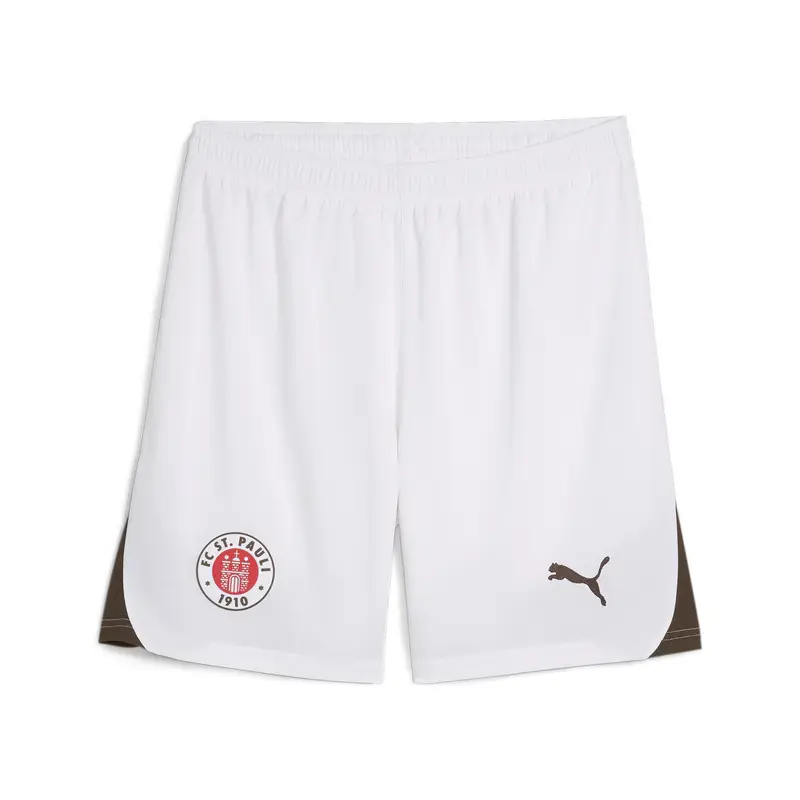 Shorts gara Away FC St. Pauli 24/25 da uomo PUMA White Espresso Brown | Puma Bianco