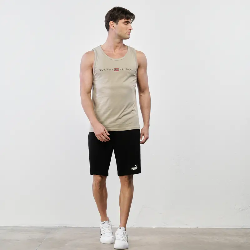 Shorts neri sportivi con logo