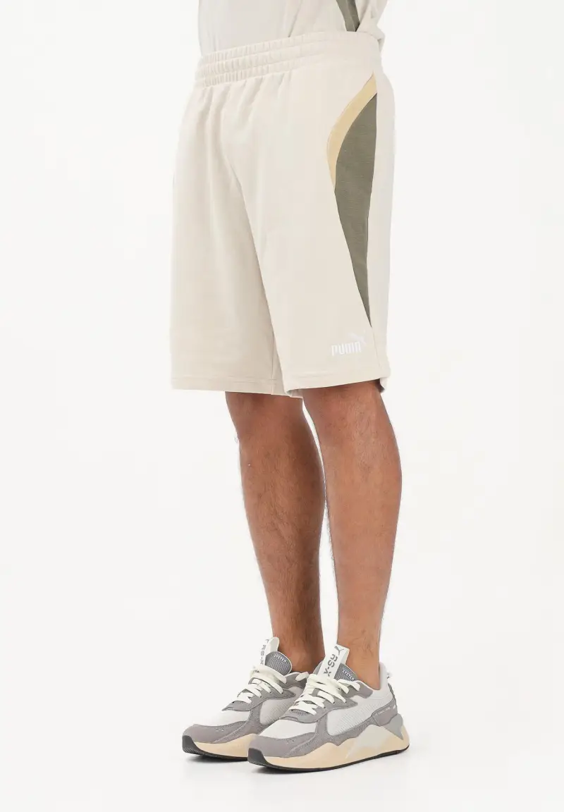 Shorts sportivo Essentials Block panna da uomo