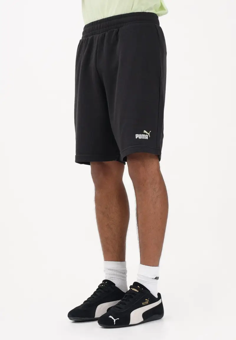Shorts sportivo Essentials nero da uomo