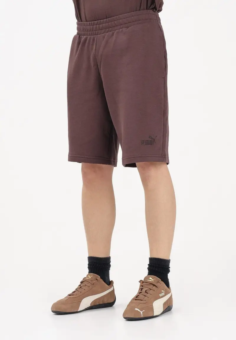 Shorts sportivo Essentials No 1 Logo 10" marrone da uomo