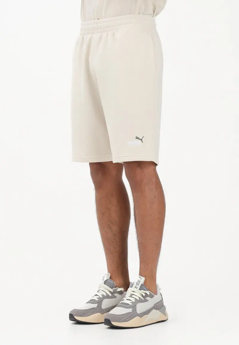 Shorts sportivo Essentials panna da uomo