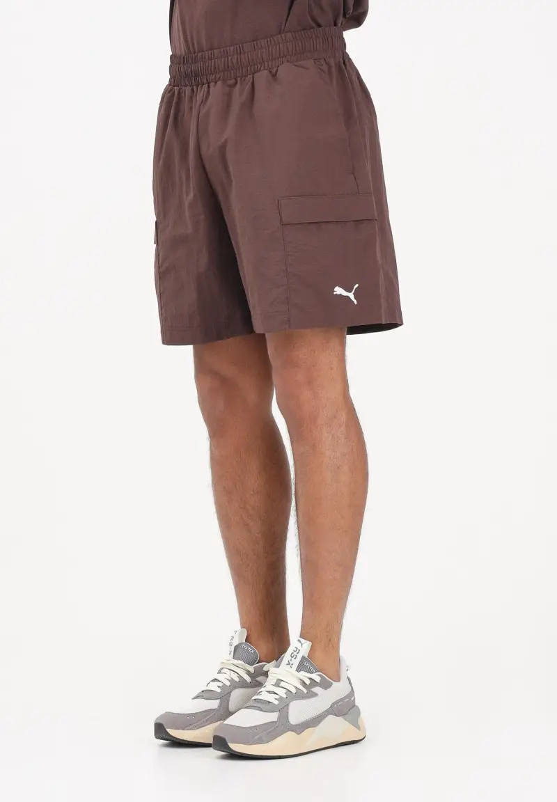 Shorts sportivo WARDROBE ESS marrone da uomo