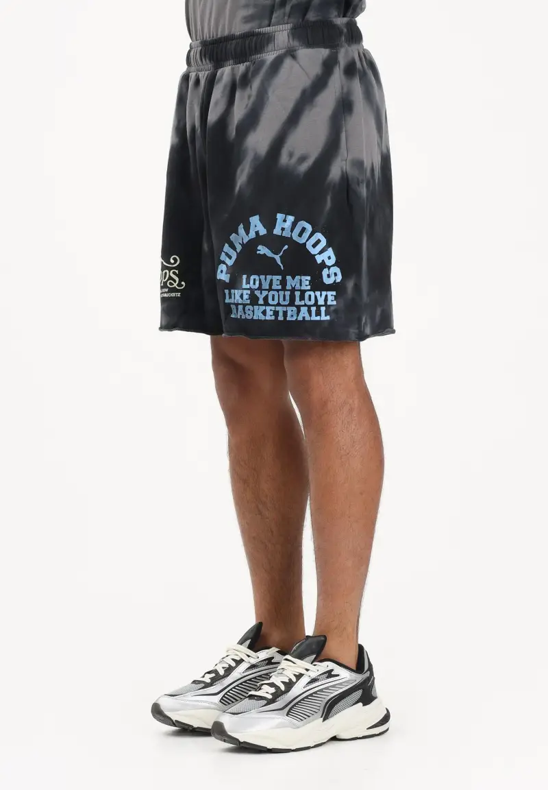 Shorts sportivo What The Fun grigio da uomo