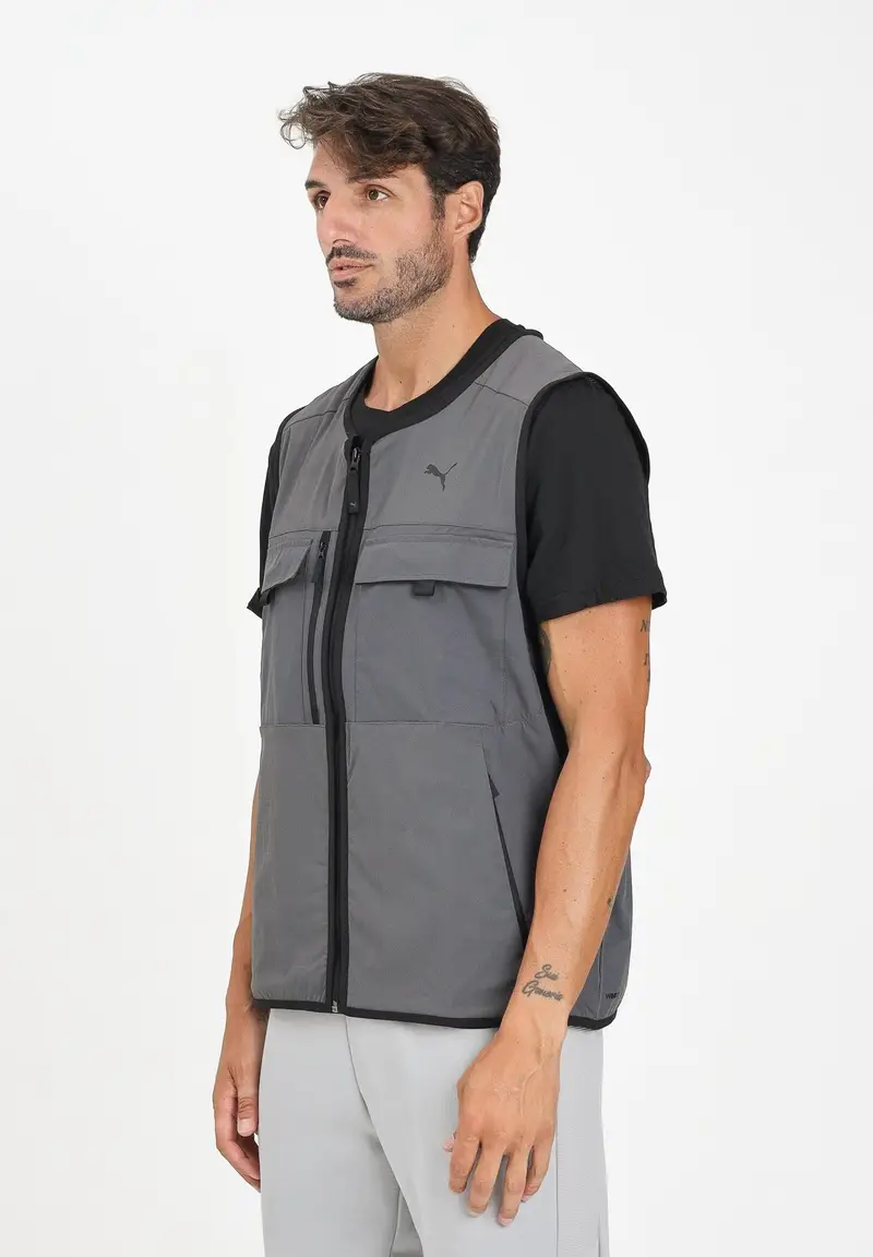 PUMA Smanicato PUMATECH grigio da uomo