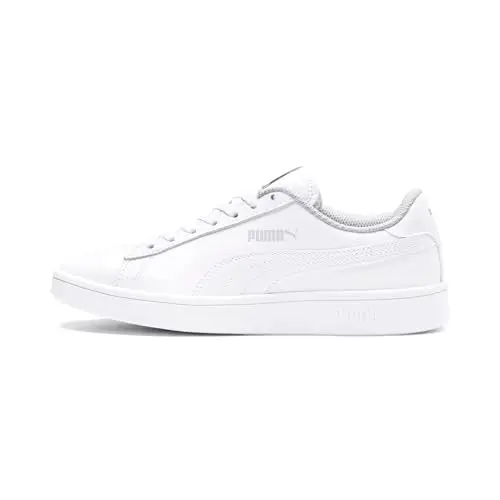 PUMA Smash v2 L Jr, Sneakers, White White, 39 EU