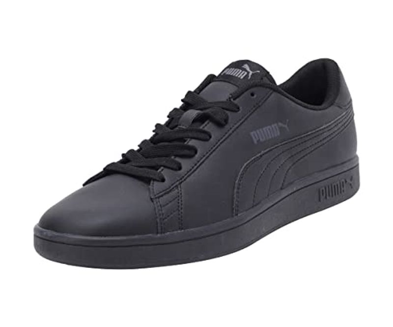 PUMA Smash V2 L Sneakers Unisex - Nero Puma Black, 44.5 EU
