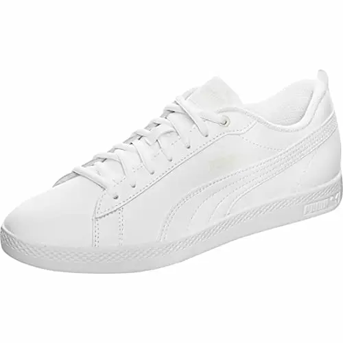 PUMA Smash Wns V2 L, Sneaker Donna, Bianco (Puma White Puma White), 40 EU