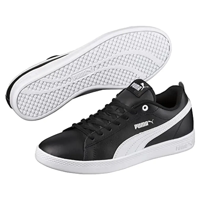 PUMA Smash Wns V2 L, Sneaker Donna, Nero/Bianco (Puma Black Puma White), 36 EU miniatura 2