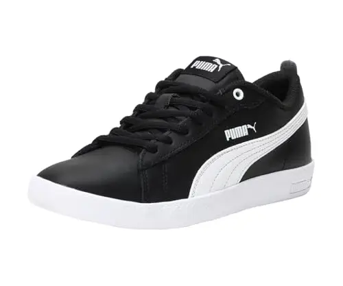 PUMA Smash Wns V2 L, Sneaker Donna, Nero/Bianco (Puma Black Puma White), 40 EU