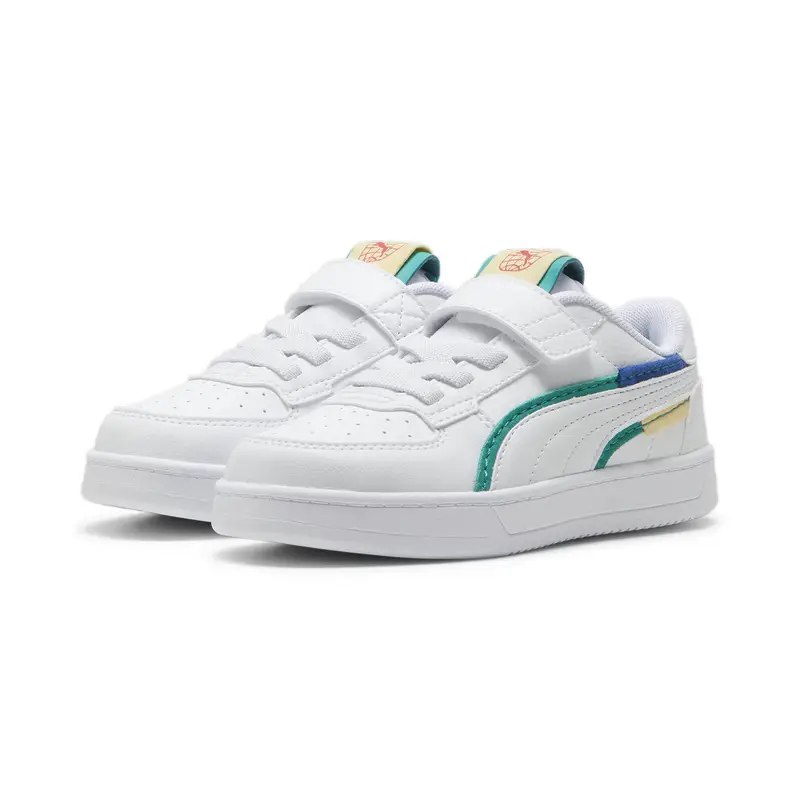Sneaker Bambina Puma CAVEN 2.0 BLOCK AC+ PS BIANCO/NERO/VIOLA | Puma