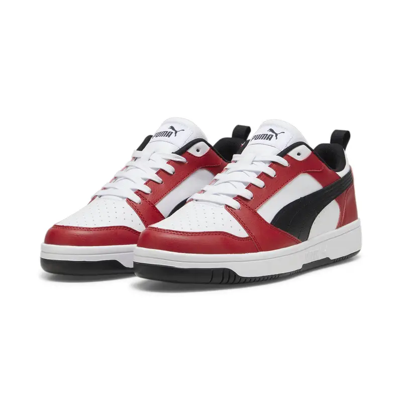 Sneaker basse Rebound V6 PUMA White Black Club Red | Puma Bianco