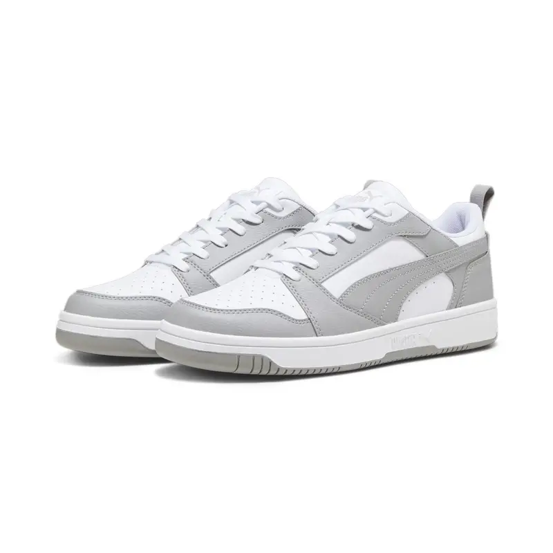 Sneaker basse Rebound V6 PUMA White Concrete Gray | Puma Bianco