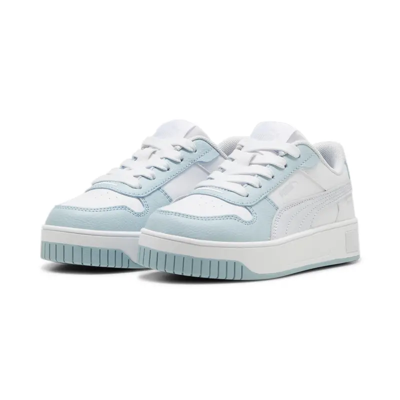 Sneaker Carina Street da bambini PUMA White Silver Mist Gray | Puma Bianco