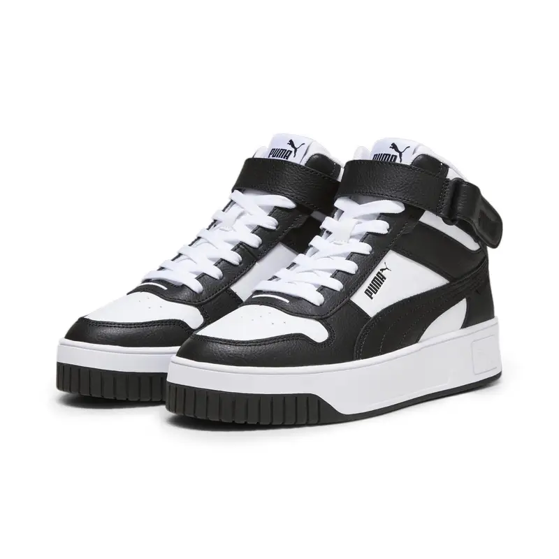 Sneaker Carina Street Mid da donna PUMA White Black | Puma Bianco