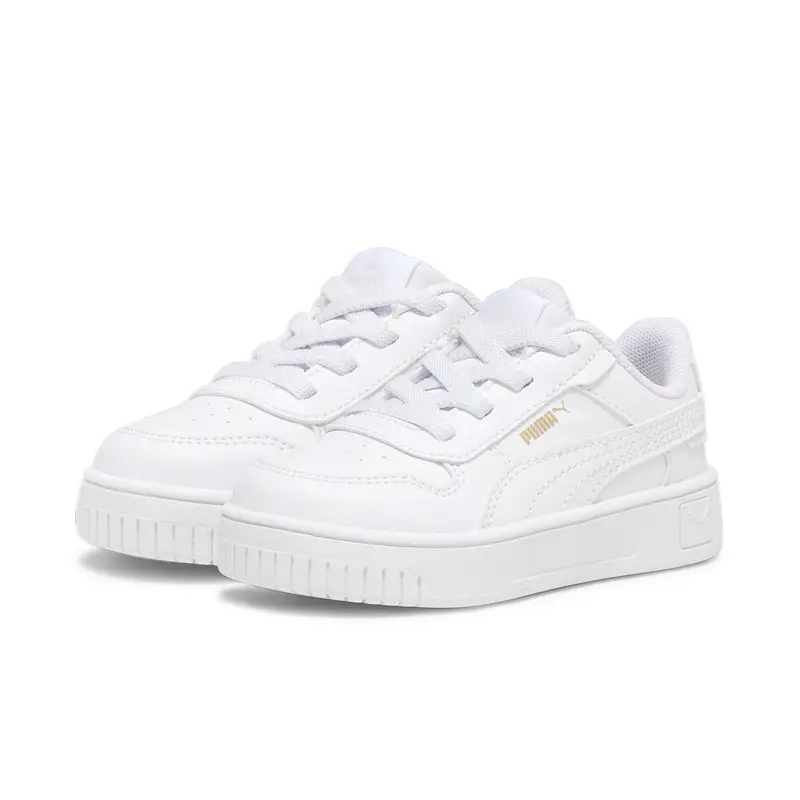Sneaker Carina Street per bimba ai primi passi PUMA White Gold | Puma Bianco