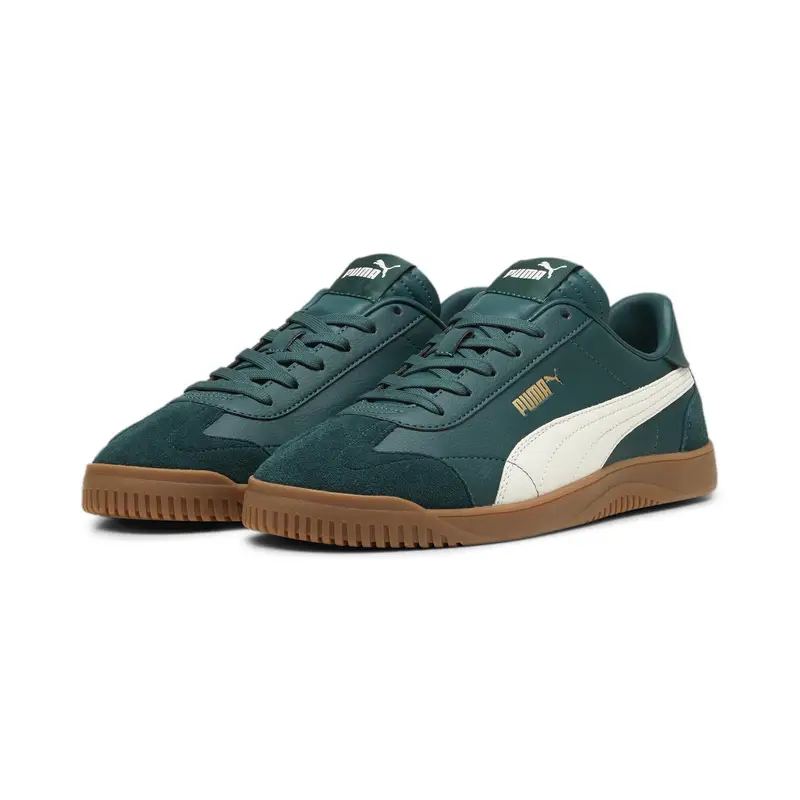 Sneaker PUMA Club 5v5 PUMA Dark Myrtle Frosted Ivory Gold Green White | Puma Verde