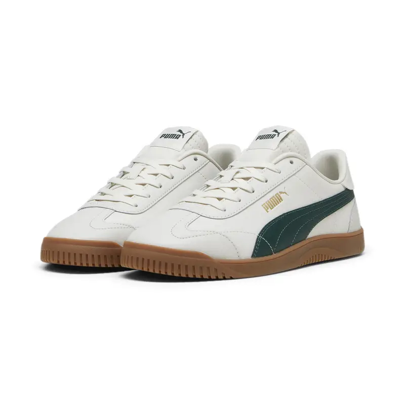 Sneaker PUMA Club 5v5 PUMA Vapor Gray Dark Myrtle Gold Green | Puma Grigio