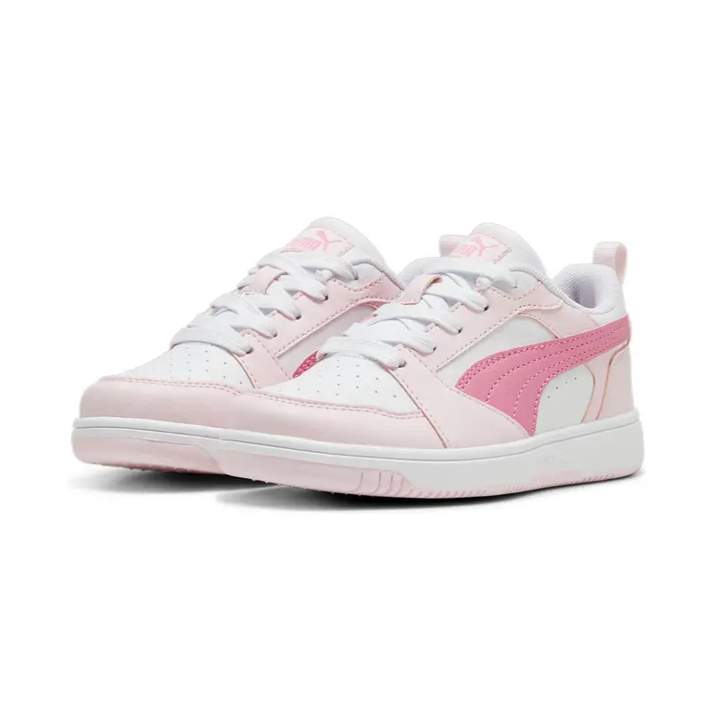 Sneaker Rebound V6 Lo da bambini PUMA White Fast Pink Whisp Of | Puma Bianco