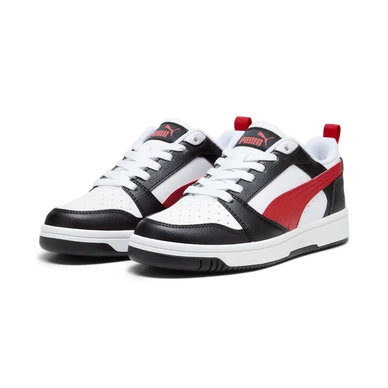 Sneaker Rebound V6 Lo da ragazzi PUMA White For All Time Red Black | Puma Bianco