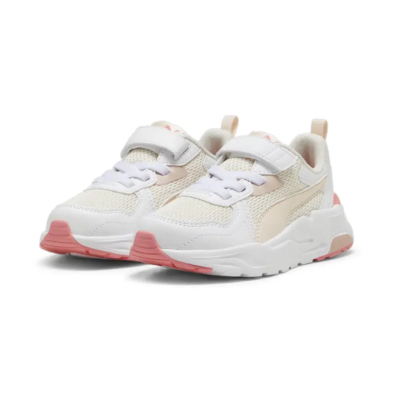 Sneaker Trinity Lite da bambini PUMA Sugared Almond Rosebay White Beige Pink | Puma Bianco