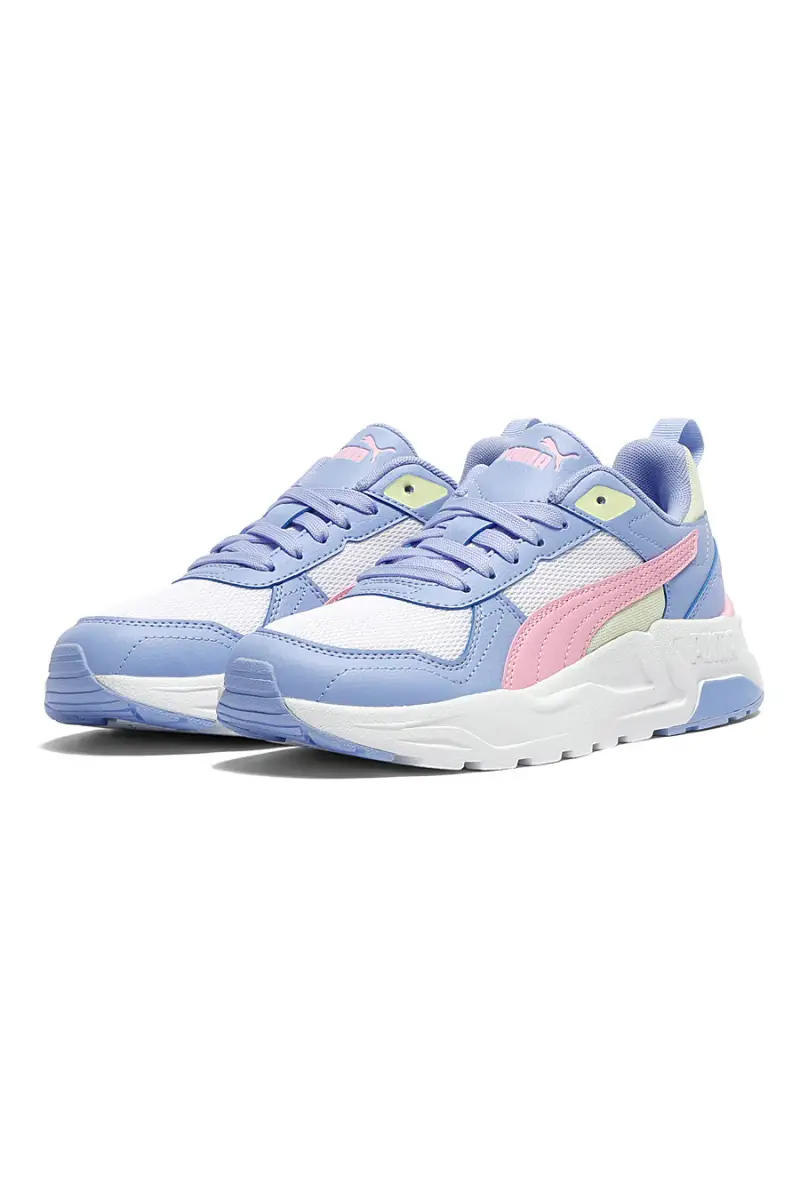 Sneakers azzurre rosa e bianche Puma Trinity 2 Lt Jr [AZZURRO miniatura 2