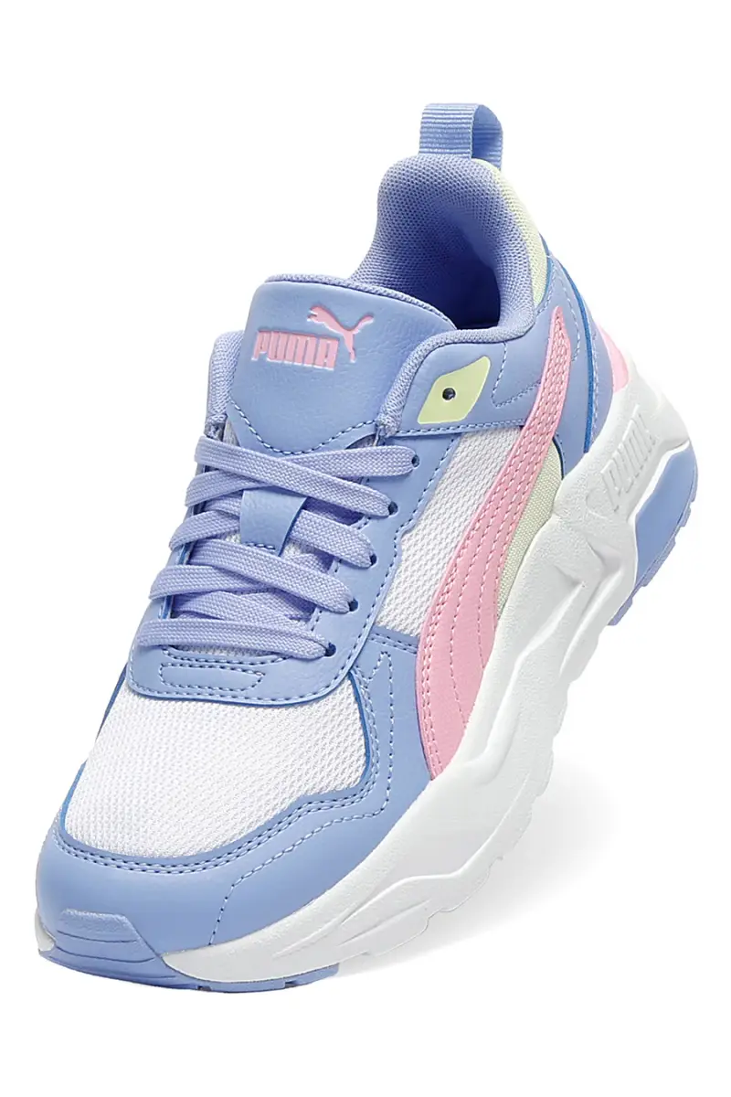 Sneakers azzurre rosa e bianche Puma Trinity 2 Lt Jr [AZZURRO miniatura 3