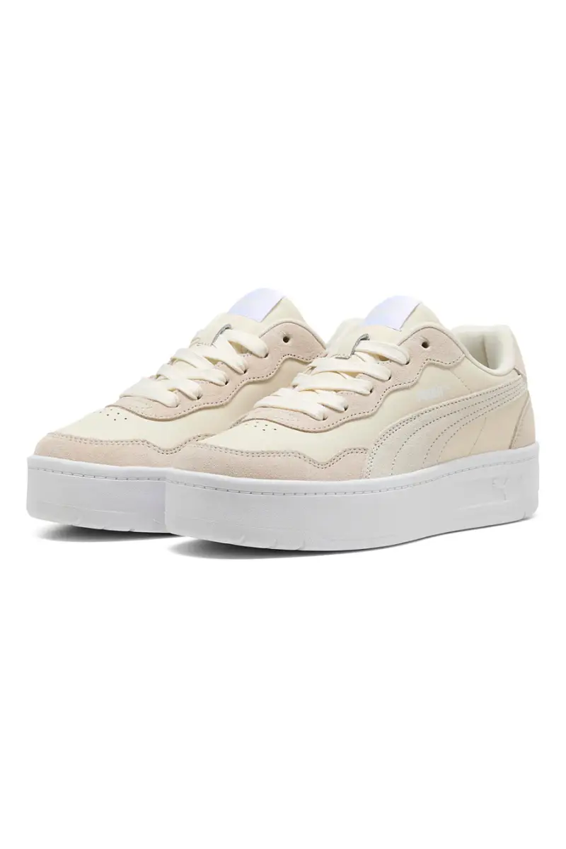 Sneakers Beige con Platform PUMA COURT LALLY SKYE SD [BEIGE] miniatura 2