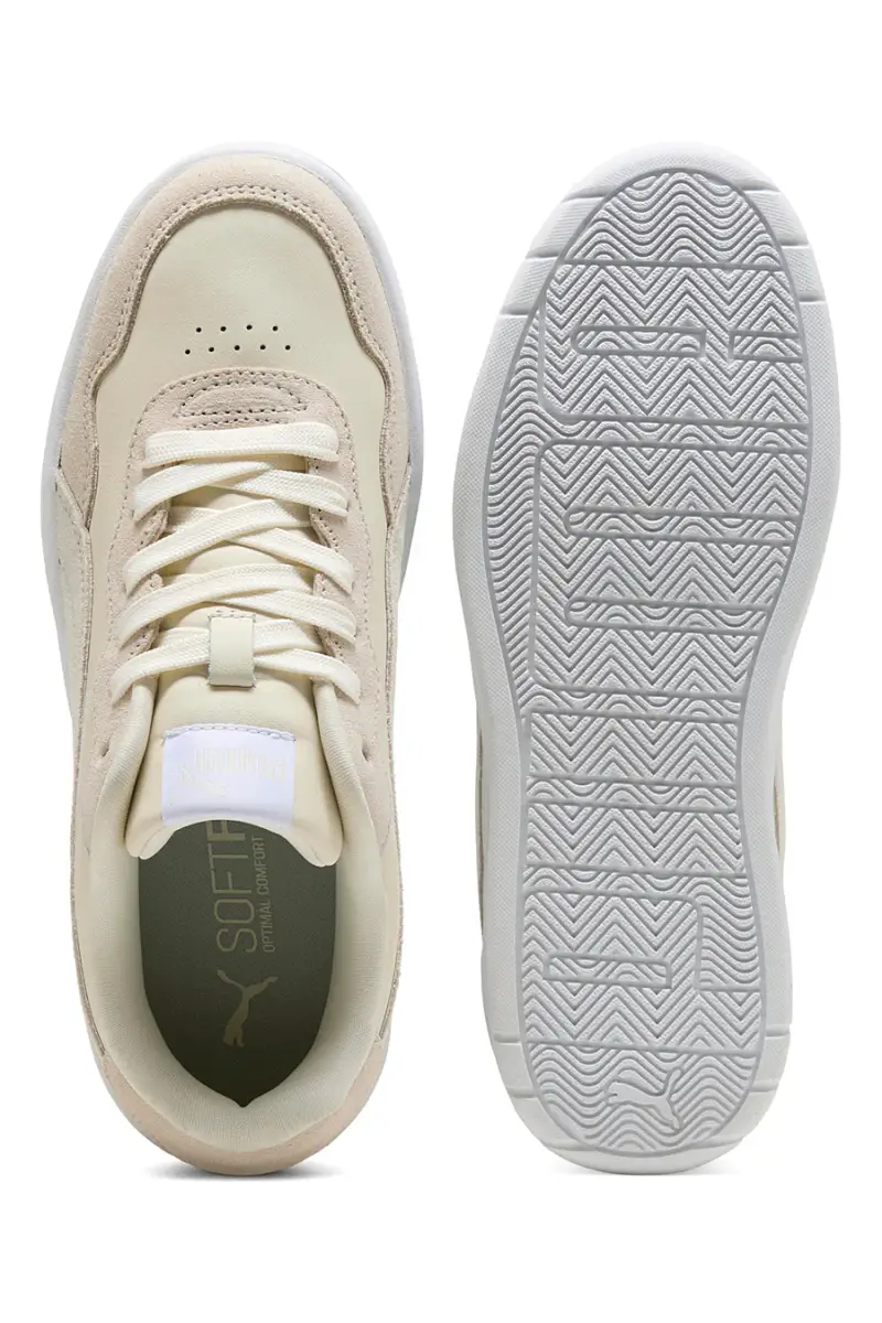 Sneakers Beige con Platform PUMA COURT LALLY SKYE SD [BEIGE] miniatura 5
