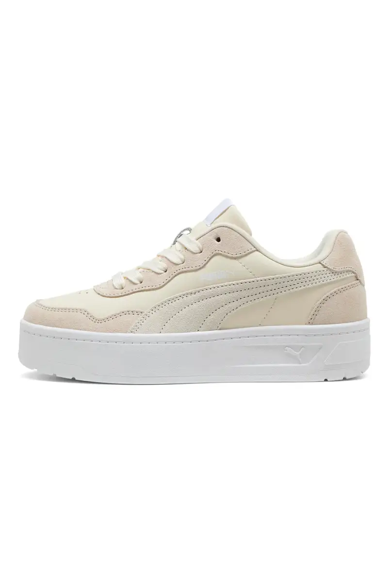 Sneakers Beige con Platform PUMA COURT LALLY SKYE SD [BEIGE]