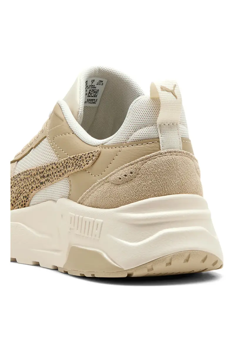 Sneakers beige e panna in mesh Puma Trinity 2 Lt Topcat [BEIGE] miniatura 5