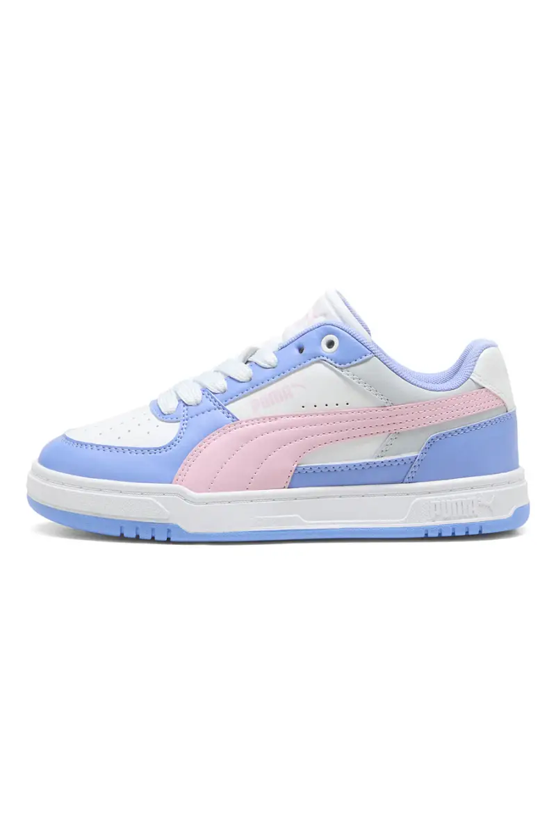 Sneakers bianche azzurre e rosa Puma Caven III Block Jr [AZZURRO