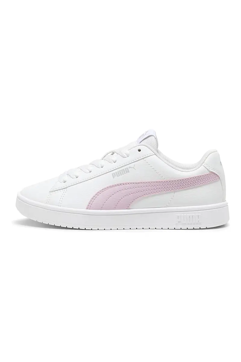 Sneakers Bianche con Banda Rosa Puma Rickie Classic JR [BIANCO]