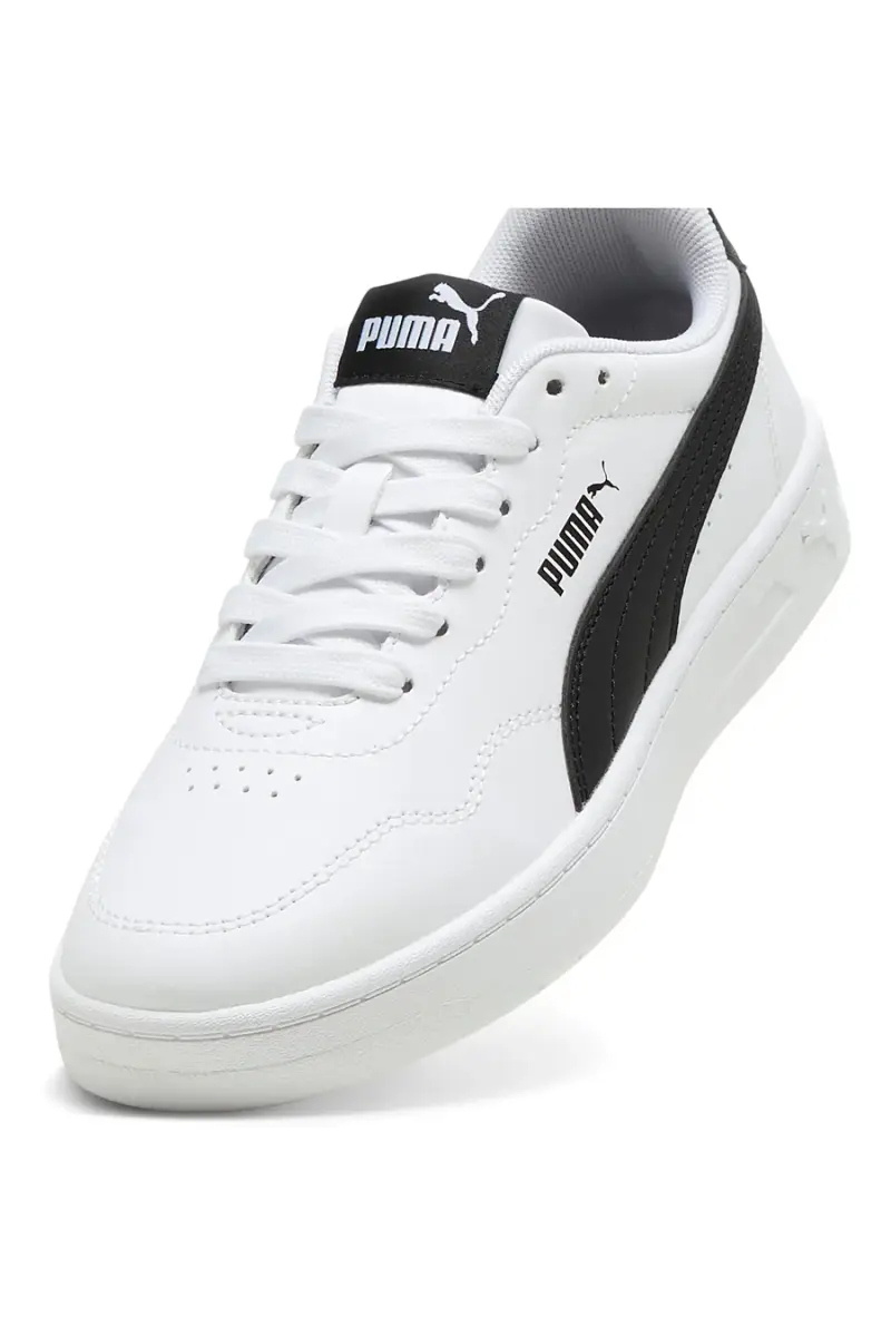 Sneakers Bianche con Bande Nere PUMA COURT LALLY JR [WHITE miniatura 3