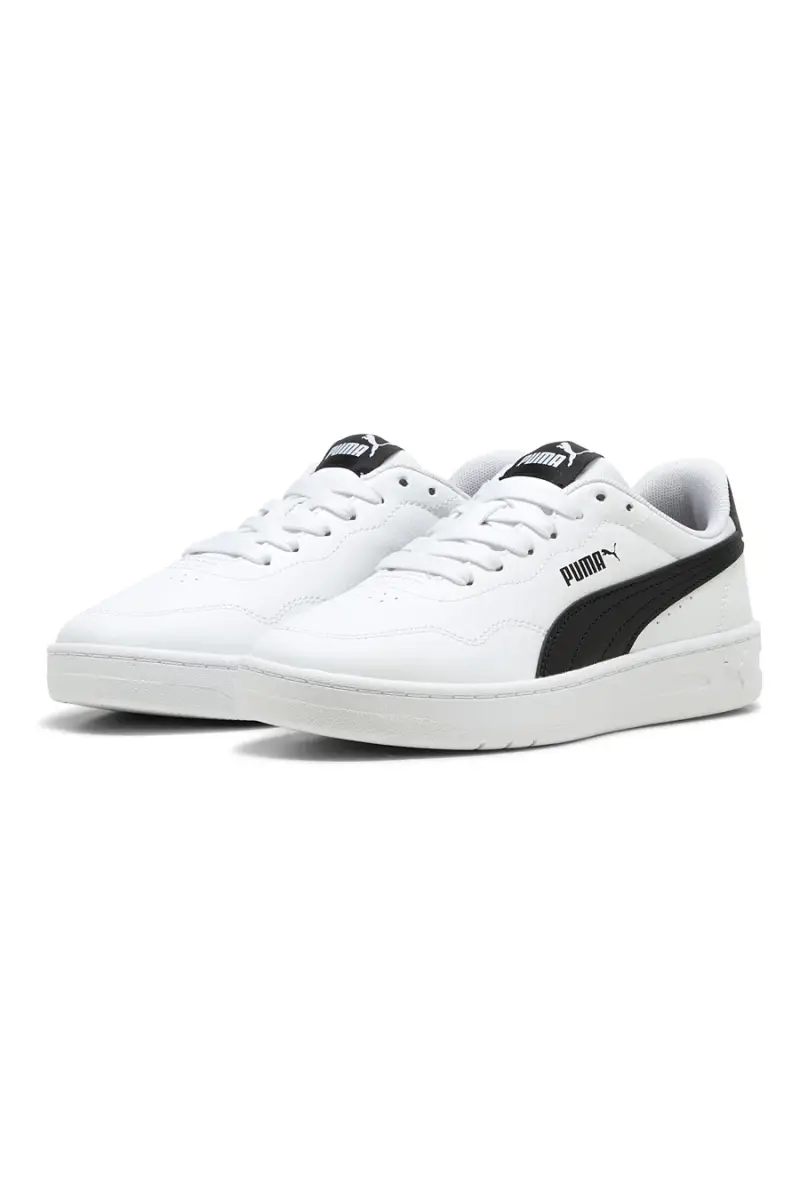 Sneakers Bianche con Bande Nere PUMA COURT LALLY JR [WHITE