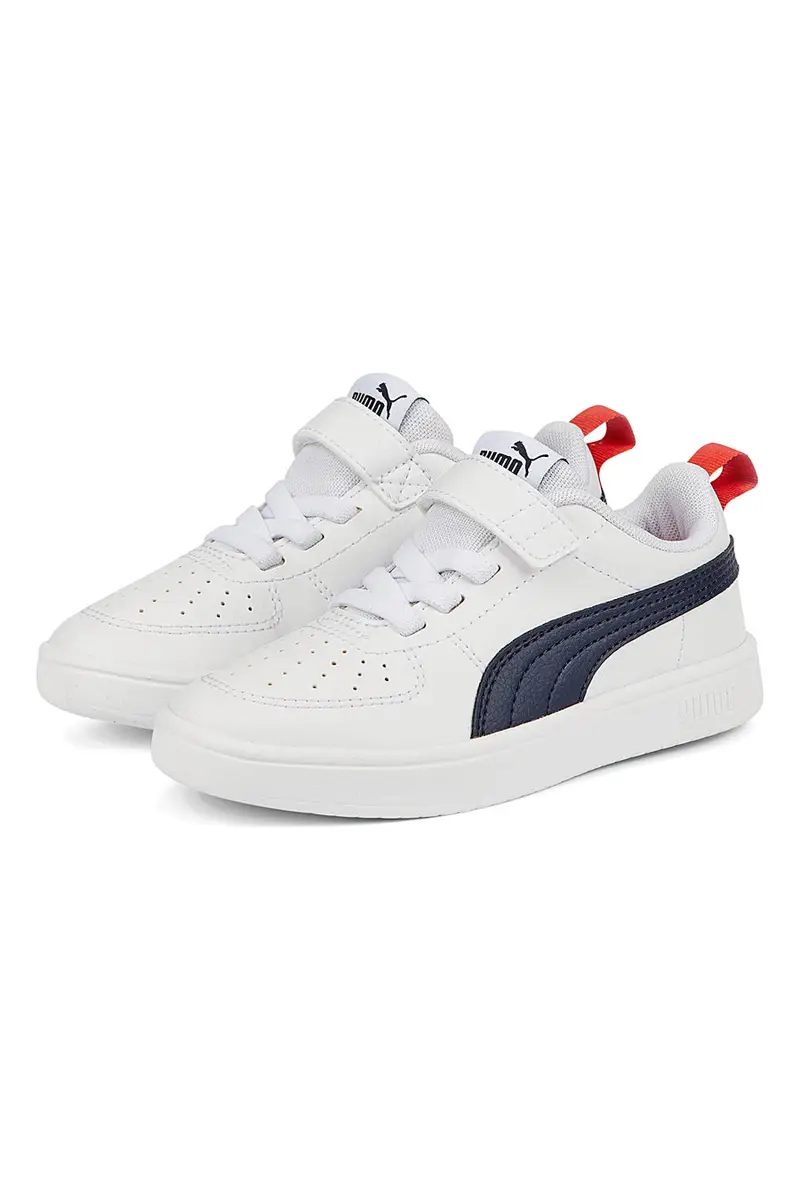 Sneakers bianche con dettagli blu e rossi Puma Rickie AC+ PS [BIANCO] miniatura 2
