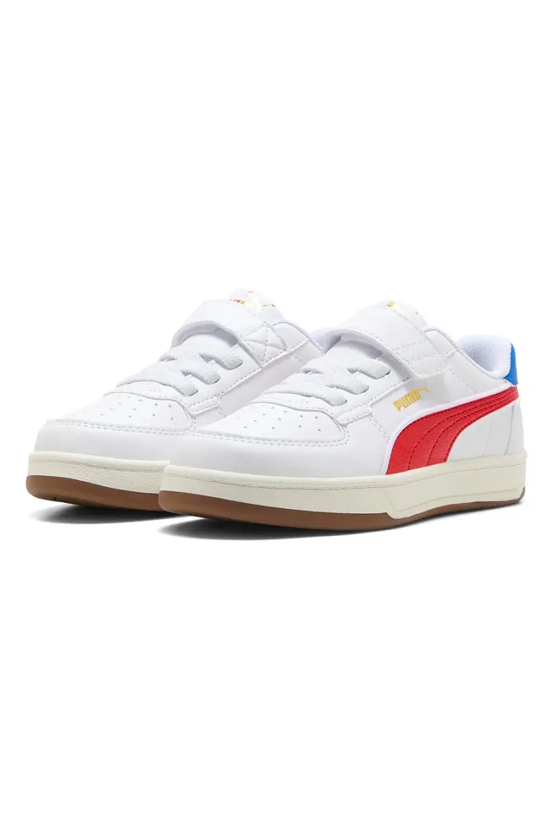 Sneakers bianche con dettagli rossi e blu Puma Caven 2 Retro AC + PS [BIANCO] miniatura 2