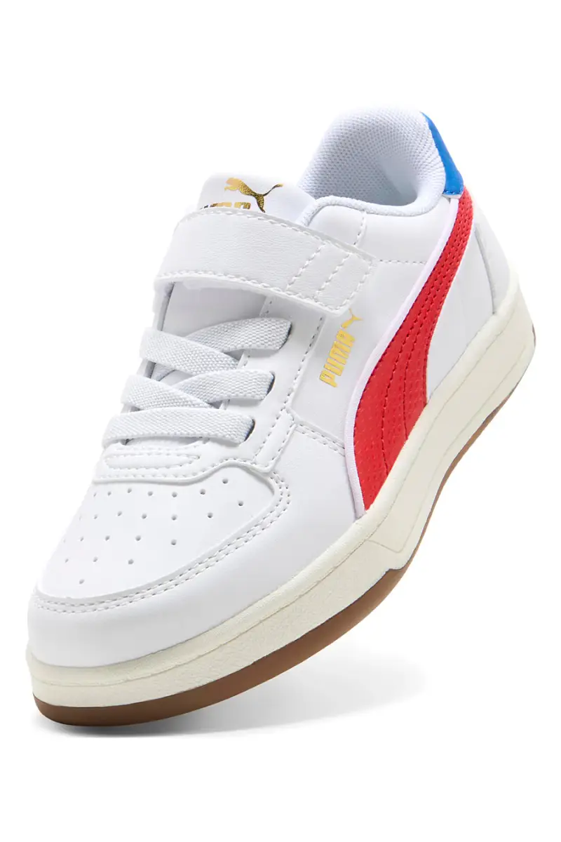 Sneakers bianche con dettagli rossi e blu Puma Caven 2 Retro AC + PS [BIANCO] miniatura 3