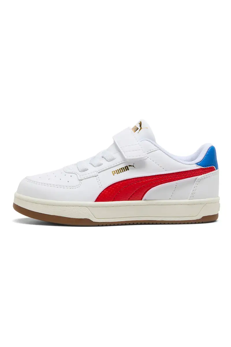 Sneakers bianche con dettagli rossi e blu Puma Caven 2 Retro AC + PS [BIANCO]
