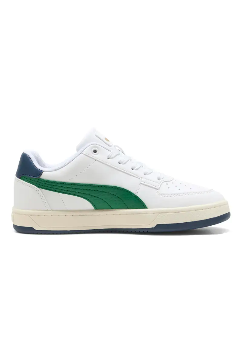 Sneakers bianche con dettagli verdi e blu Puma CAVEN 2 0 RETRO JR [BIANCO] miniatura 4