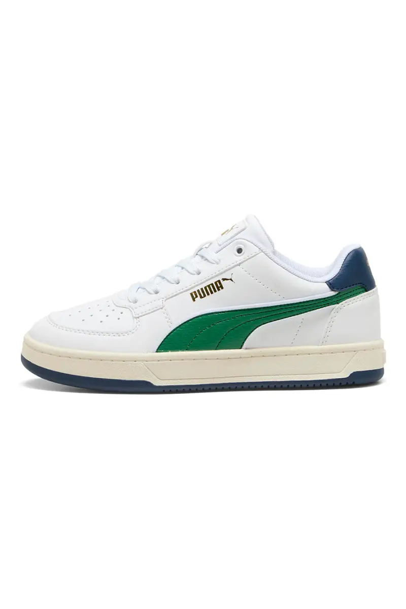 Sneakers bianche con dettagli verdi e blu Puma CAVEN 2 0 RETRO JR [BIANCO]