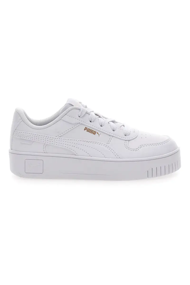 Sneakers Bianche Con Platform Puma Carina Street Ps [BIANCO]
